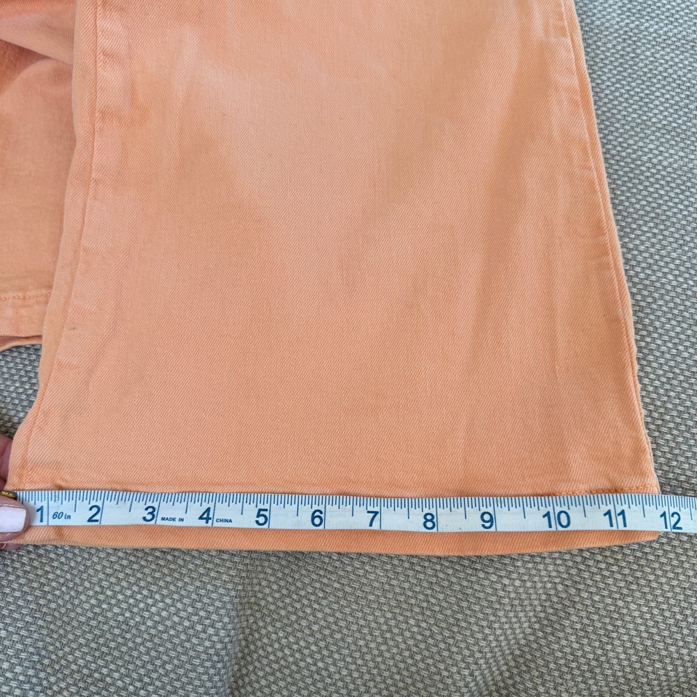 Pilcro Anthropologie Sailor Wide-Leg Pants/Jeans Peach SZ 29 Cottagecore - Picture 12 of 14